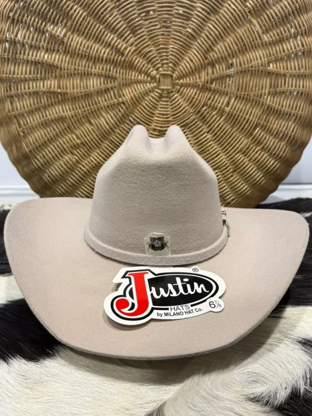 Justin Laredo 3X Silverbelly Wool Cowboy Hat 6 7/8